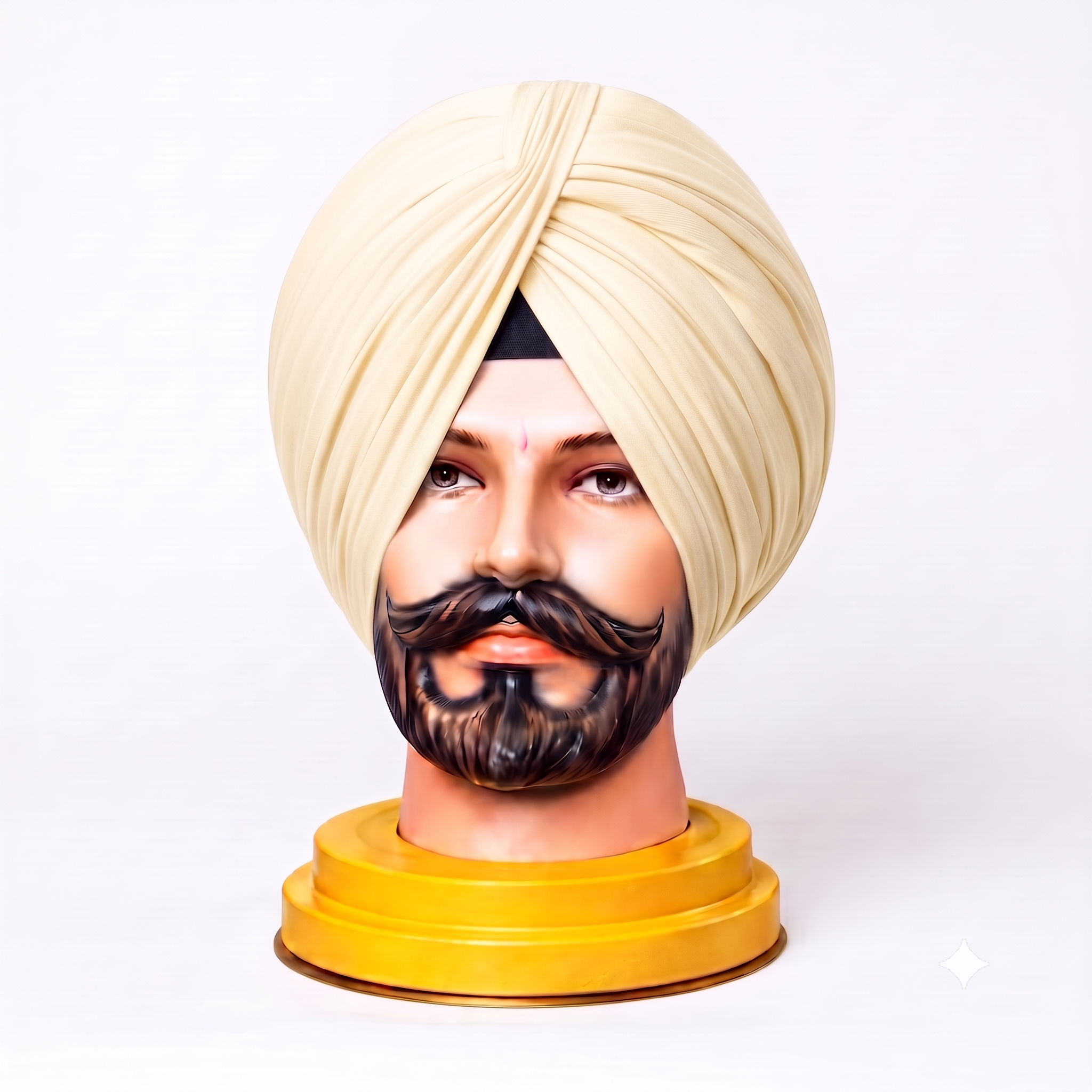 Cream Color Turban