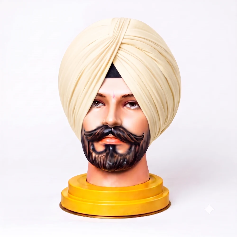 Cream Color Turban