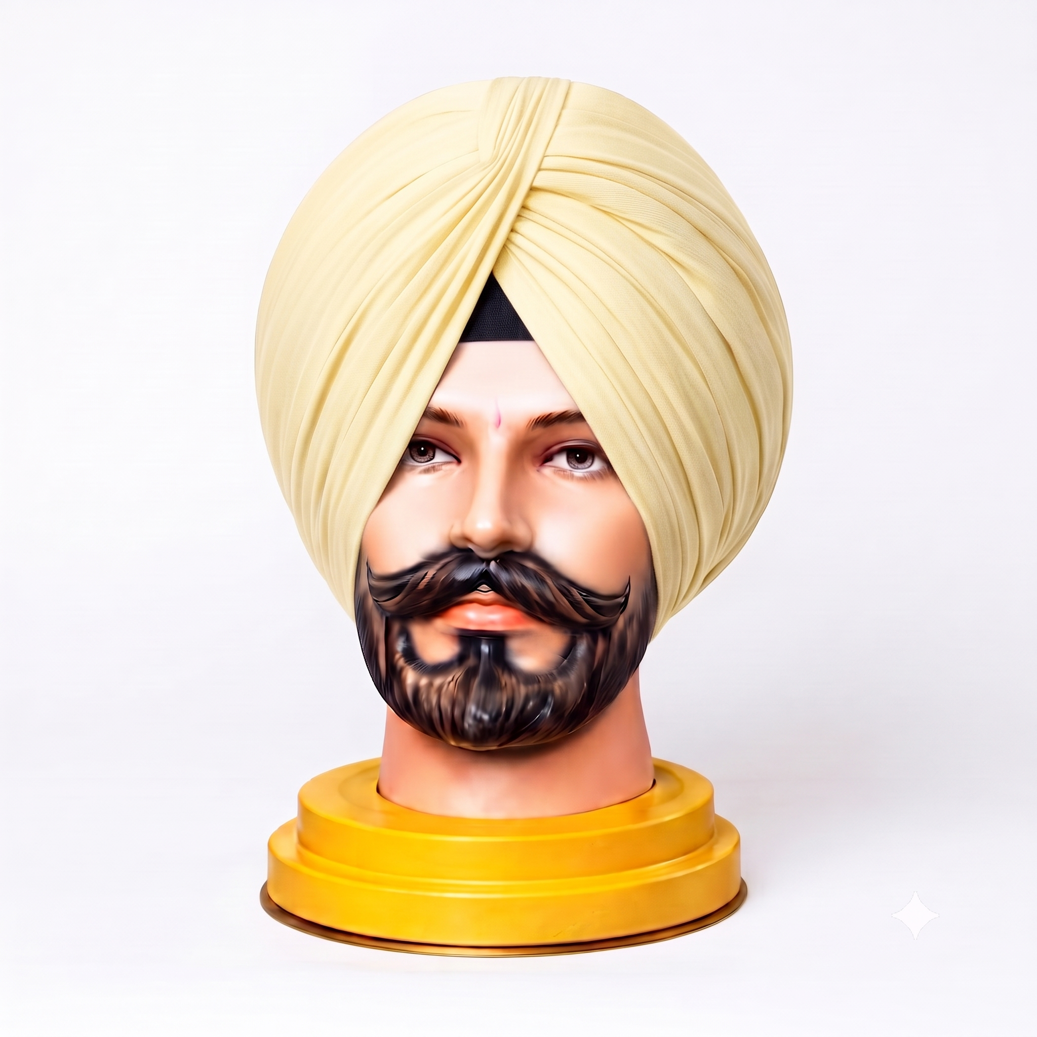 Dark Cream Color Turban