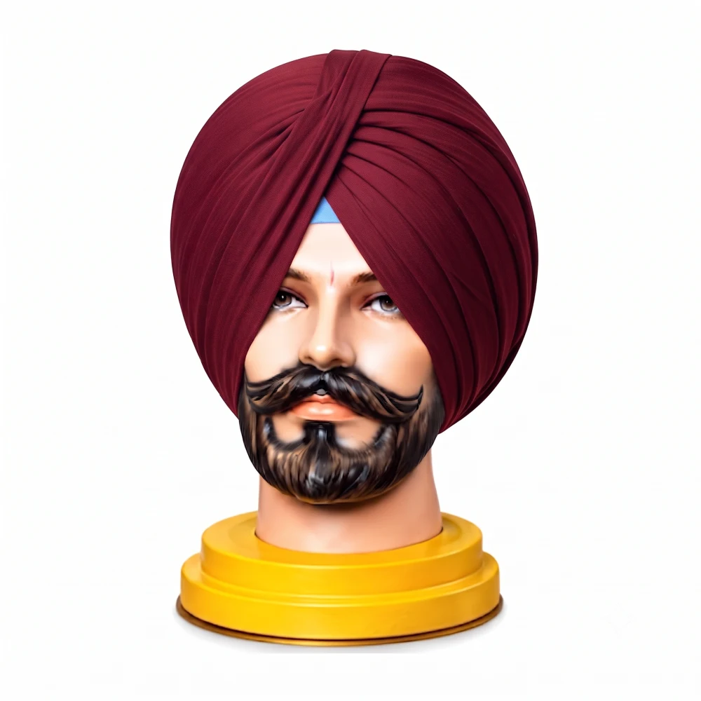 Dark Maroon Color Turban
