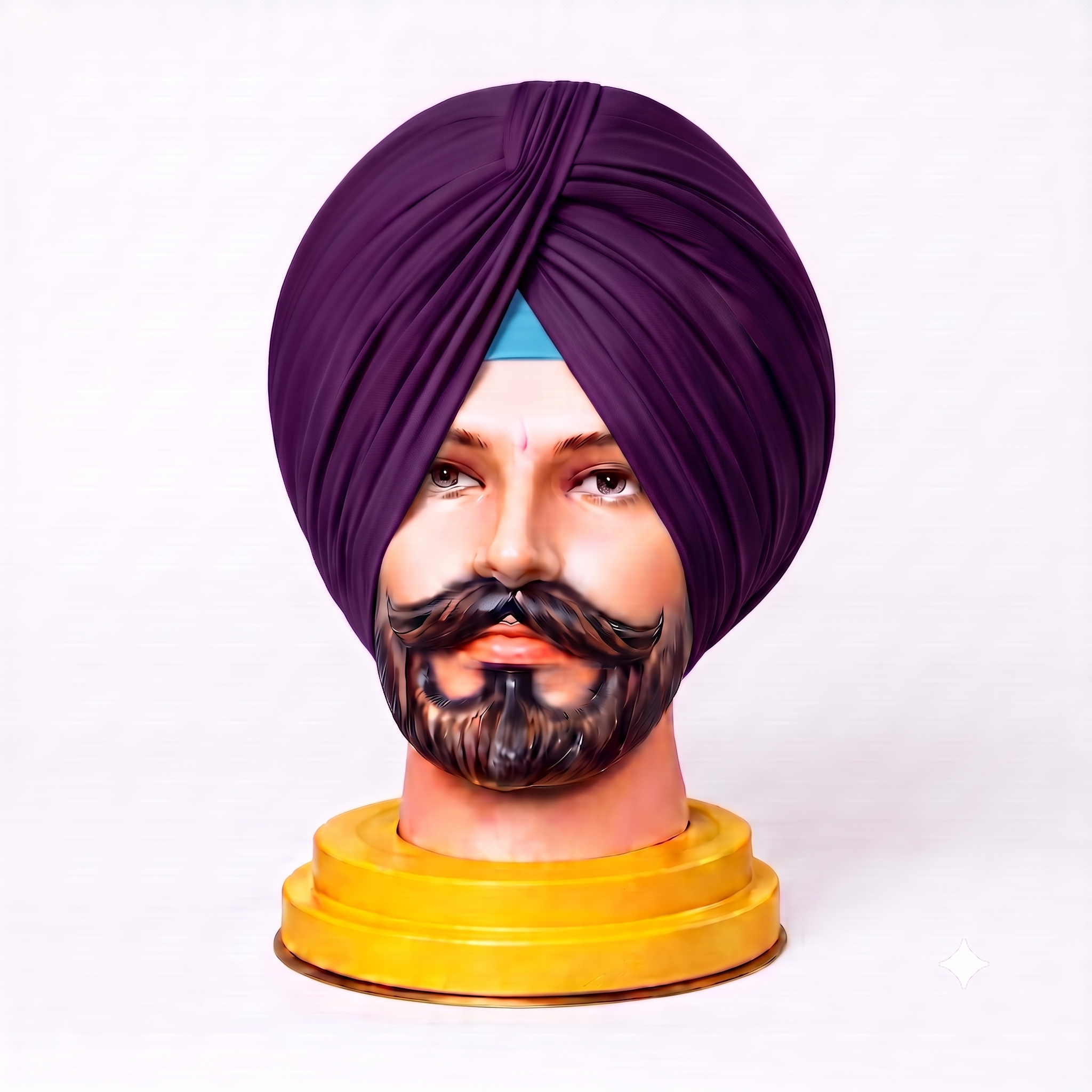 Dark Purple Turban