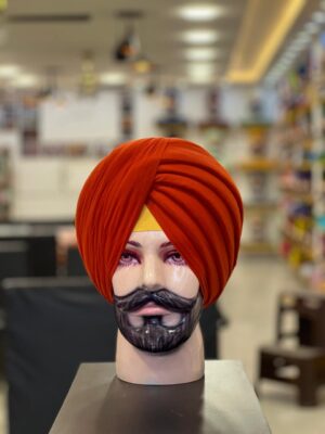 Dark Saffron Turban