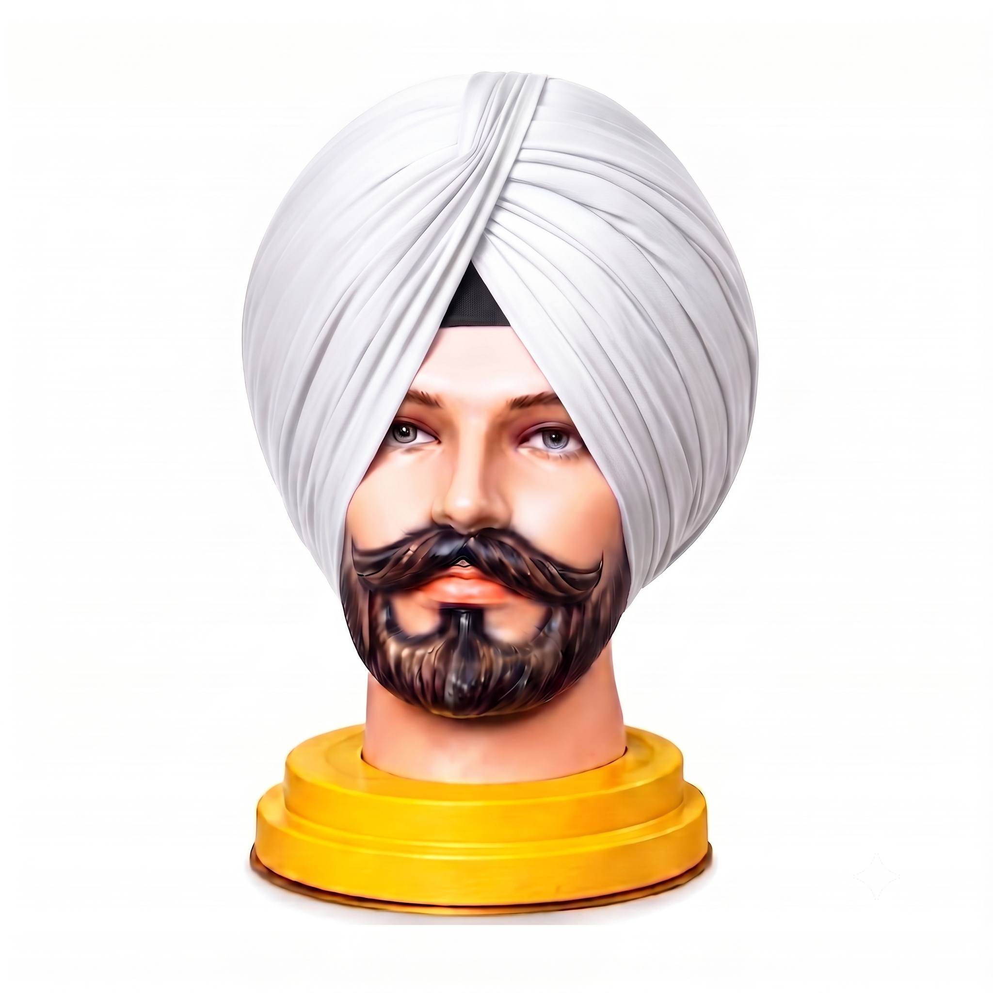 Dusty white Turban