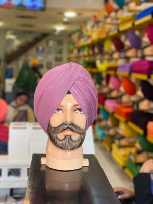 Khaki Pink Turban
