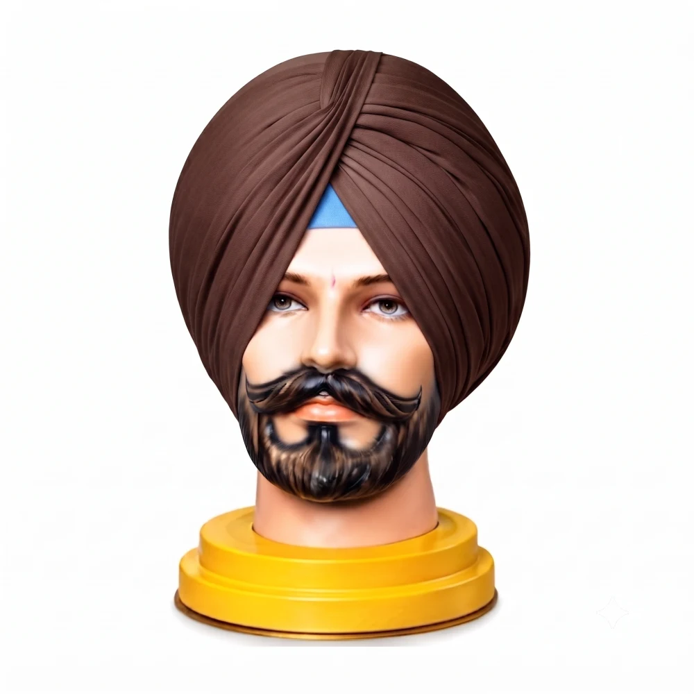 Light Coffee  Turban