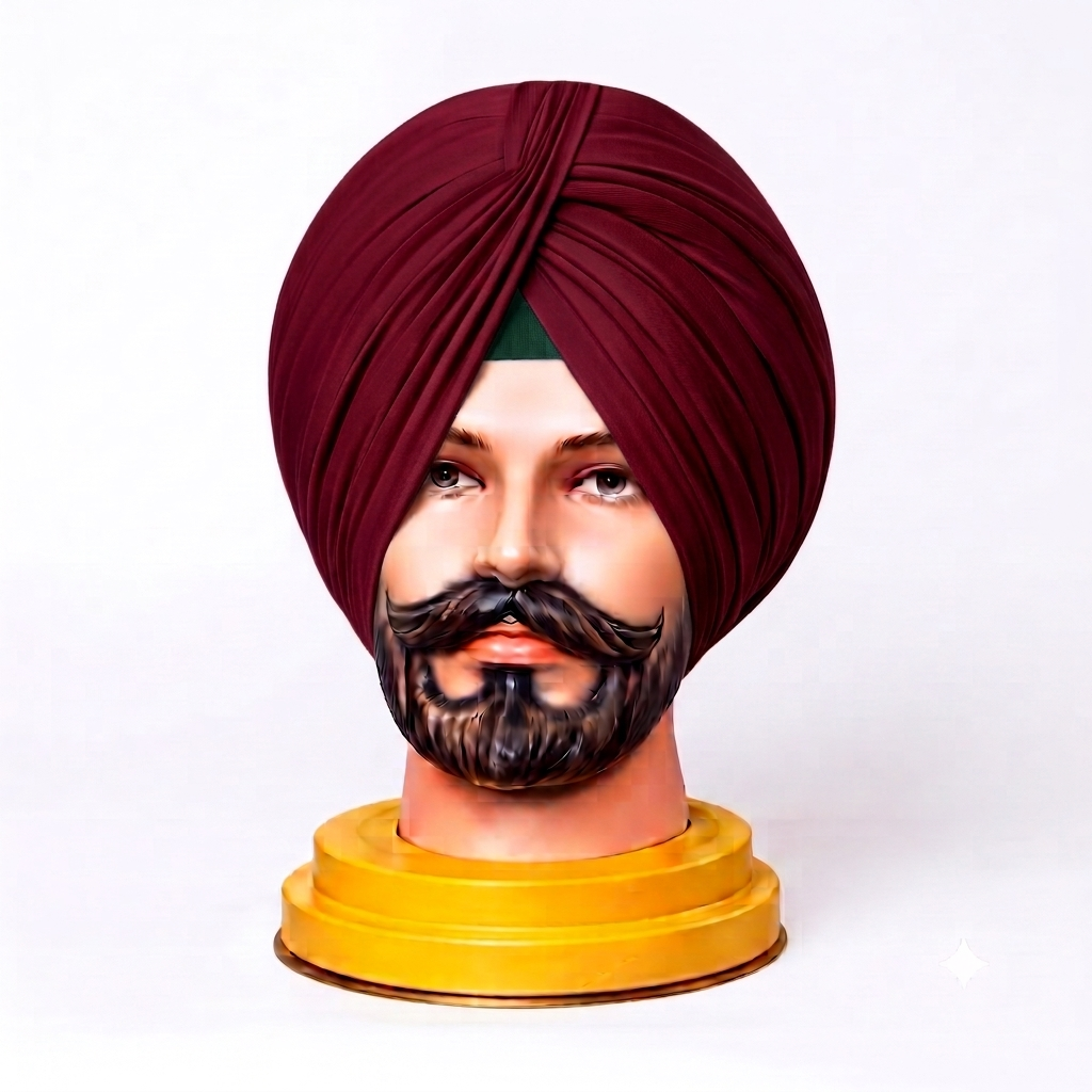 Maroon Turban