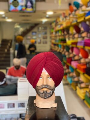 Maroon Turban