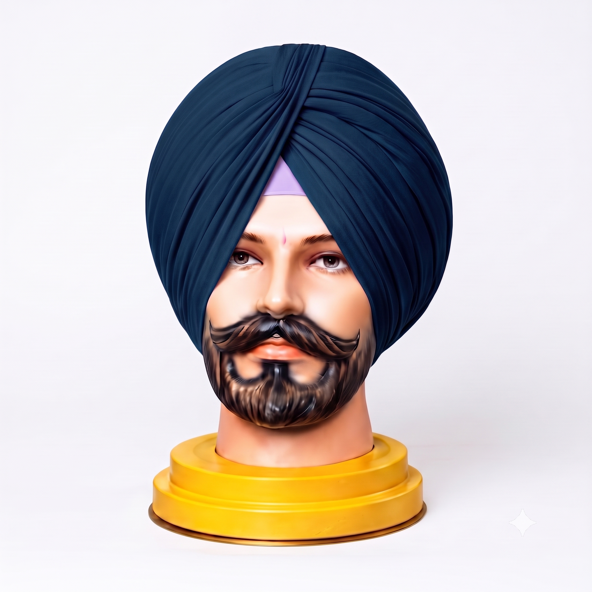Peacock Blue Turban