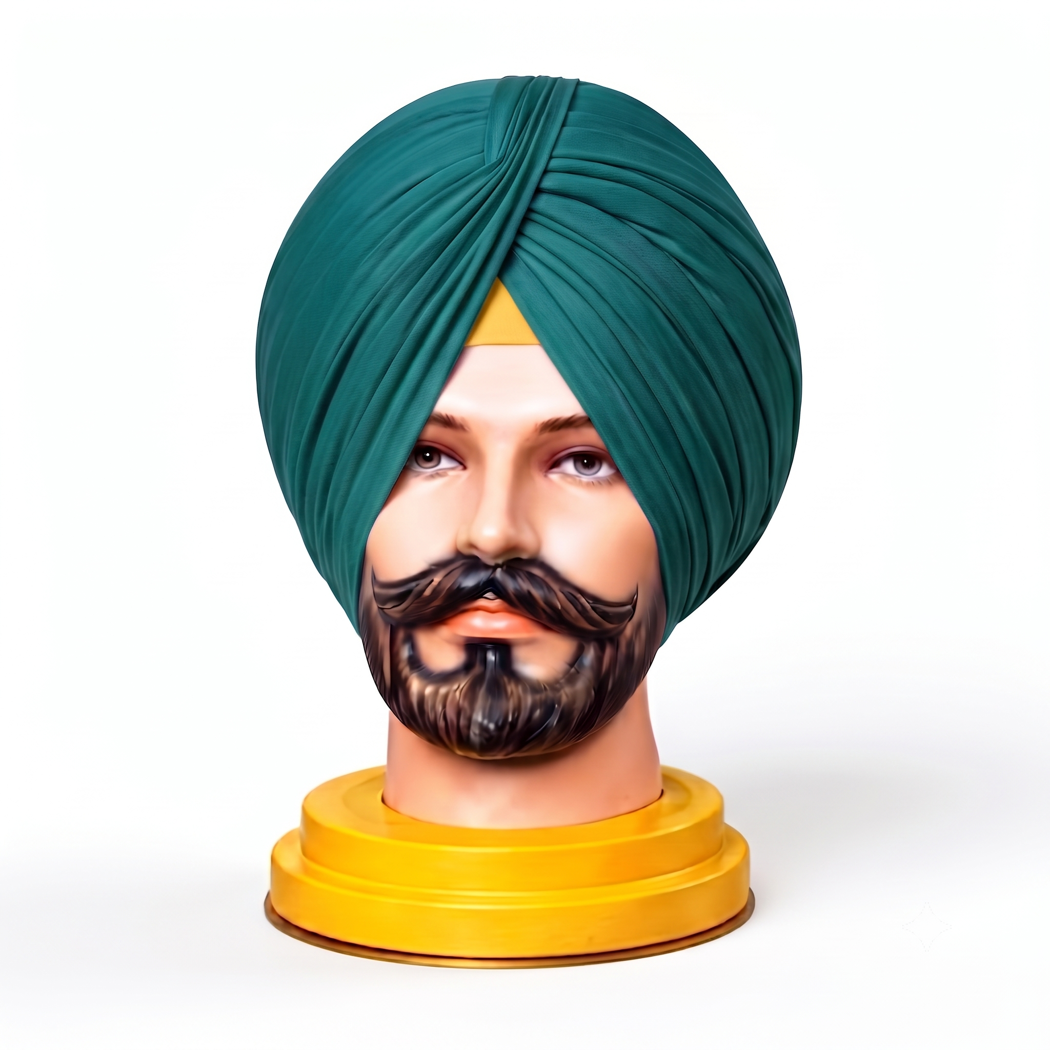 Peacock Green Turban
