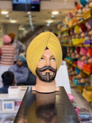 Raw Yellow Turban
