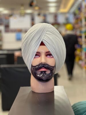 Dusty white Turban Fullvoile