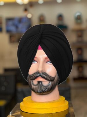 Black Color Turban Rubia Cloth