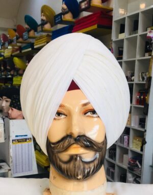 Off White Color Turban Fullvoile